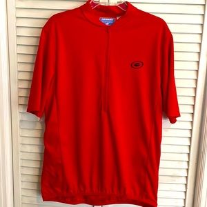 PERFORMANCE Red Biking Jersey w/Zipper front and Back Pockets, Size XXL